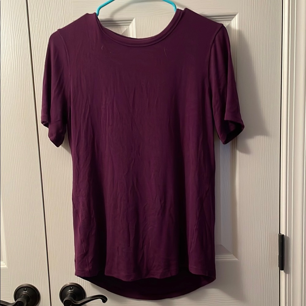 Lululemon Athletica Purple Relaxed Short Sleeve T-Shirt
